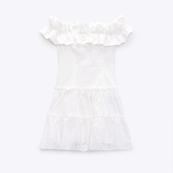 Dresses & Skirts - White Eyelet Minidress